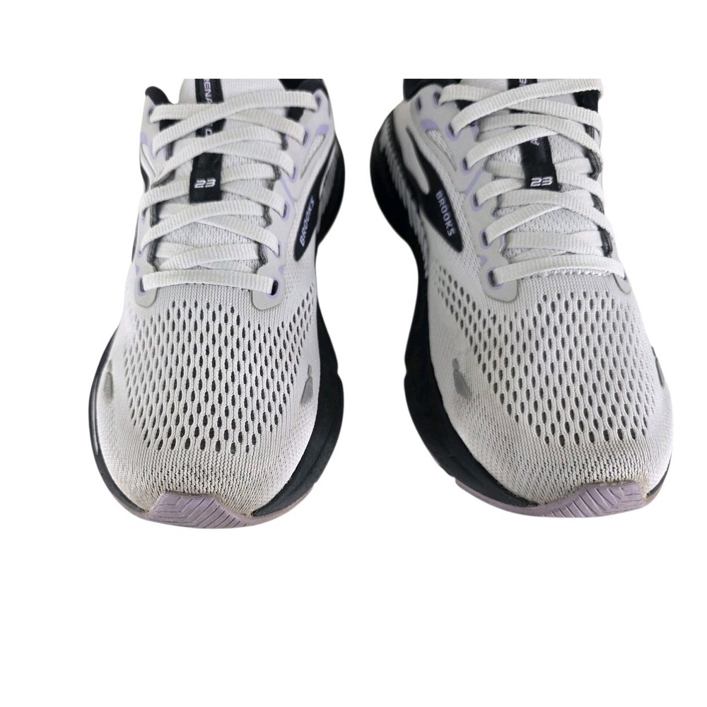 Brooks Adrenaline GTS 23 Womens 9B Medium Running Shoes Grey Purple 1203811B039 - Picture 5 of 13